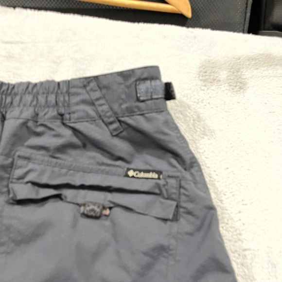 Columbia Pants Mens Medium Cargo Convertible Adjustable Waist Nylon Hiking Y2K - Picture 7 of 13